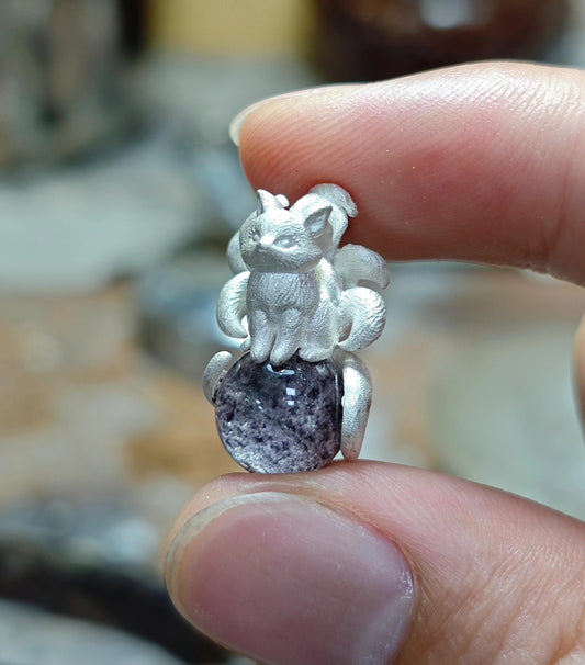 nine tail fox pendant