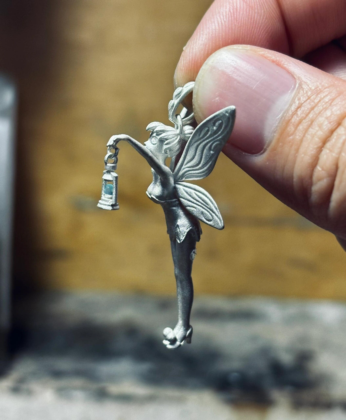 Fairy pendant（pearl or Topaz）