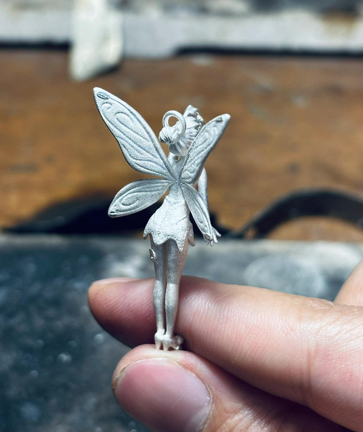 Fairy pendant（pearl or Topaz）