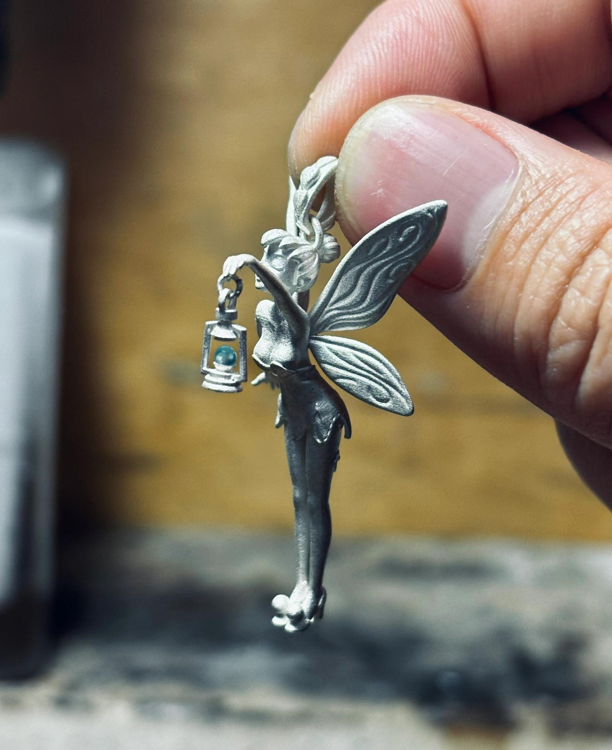 Fairy pendant（pearl or Topaz）