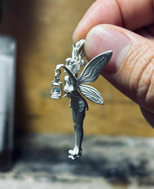 Fairy pendant（pearl or Topaz）